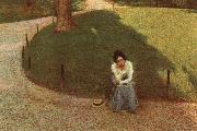 Giacomo Bassano The Fiance at the Villa Borghese oil painting